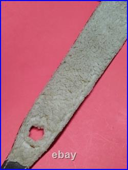 VTG Leather Tapered Stitch Weave Thumbhole Sheep Skin Padded RJ Sling Remington