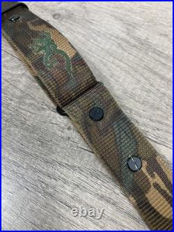 VTG Mossy Oak Greenleaf Camo Nylon Web Gun Rifle Shotgun Sling 1.25 with Swivels