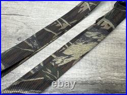 VTG Mossy Oak Treestand Camo 1.25 Nylon Web Rifle Shotgun Hunting Sling Swivels