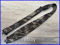 VTG Mossy Oak Treestand Camo 1.25 Nylon Web Rifle Shotgun Hunting Sling Swivels