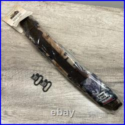 VTG Realtree Advantage Camo Padded Fleece Rifle Sling Swivel Set USA MADE NEW