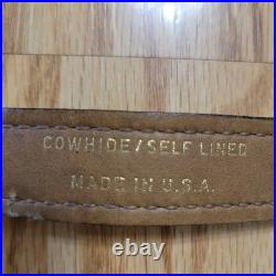 VTG TOREL STITCHED TOOLED WHITETAIL DEER BUCK LEATHER RIFLE SLING WithSWIVELS 4832