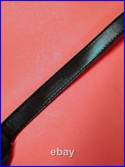 VTG Winchester Stitched Weave Snake Skin Insert Leather Rifle Sling Suede Backed VTG Winchester Stitched Weave Snake Skin Insert Leather Rifle Sling Suede Backed