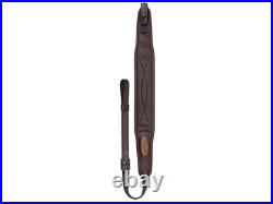 Vero Vellini Premium I Quick Release Rifle Sling Leather/Neoprene Brown