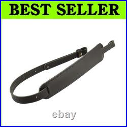 Versatile Leather Rifle Sling with Swivel Attachments