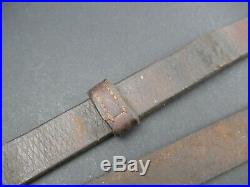 Very Nice WWII Authentic 1943 German Mauser leather sling g41 g43 K98 K 98 rifle