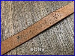 Vintage 50s Austrian Gendarmerie Police M1 Carbine Rifle Leather Sling STOLLA