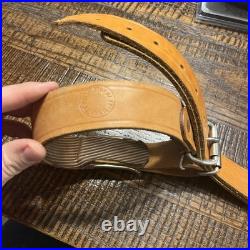 Vintage Al Freeland Leather Shooting Cuff National Match Rifle Compitition EUC