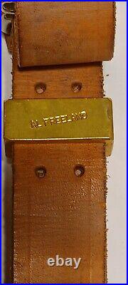 Vintage Al Freeland Leather Target Rifle Cuff Sling