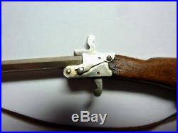 Vintage Austrian Miniature Berloque Pinfire Cap Rifle Leather Sling