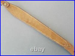 Handmade Buffalo Leather Padded Rifle Sling – Quick Detach Swivels Included