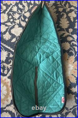 Vintage BOYT Rifle Case Canvas Leather Quilted Lined USA 41 Iowa
