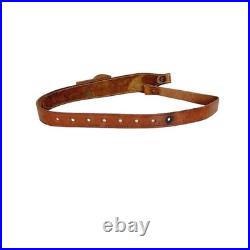 Vintage Bianchi Cobra #65 Tooled Leather Rifle Sling Shell Pouch Strap Holder