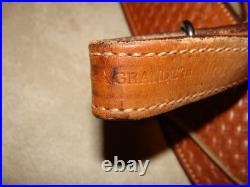 Vintage Bianchi Cobra Grande #73 Leather Sling Fleece Lined 1 Sling Swivels