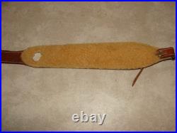 Vintage Bianchi Cobra Grande #73 Leather Sling Fleece Lined 1 Sling Swivels