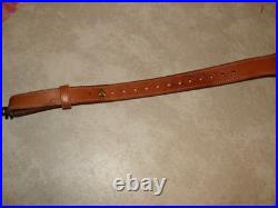 Vintage Bianchi Cobra Grande #73 Leather Sling Fleece Lined 1 Sling Swivels