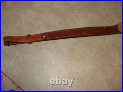 Vintage Bianchi Cobra Grande #73 Leather Sling Fleece Lined 1 Sling Swivels