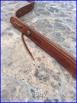 Vintage Bianchi Cobra Leather Rifle Sling