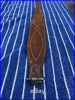 Vintage Bianchi Cobra Leather Rifle Sling #63