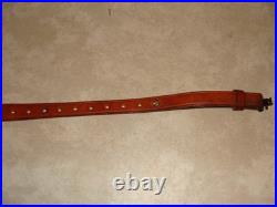 Vintage Bianchi Cobra Leather Sling Fleece Lined 1 Sling Swivels Floral