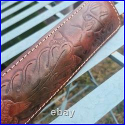 Vintage Brown Hunting Leather Sling