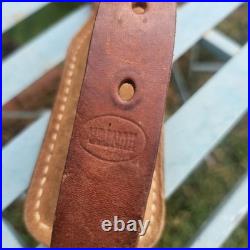 Vintage Brown Hunting Leather Sling