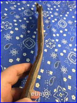 Vintage Camo Padded Pathfinder Leather Thumbhole Rifle Sling With Swivels