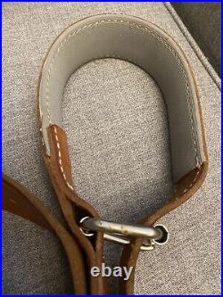 Vintage FIELDS CUSTOM Leather Target Rifle Sling Gun 22 LR Stayton Oregon USA