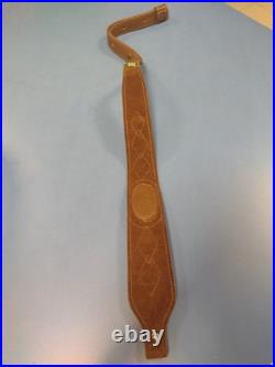 Vintage Field & Stream Premium Suede Leather Western Safari Hunting Rifle Sling