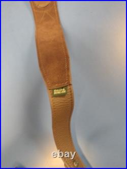 Vintage Field & Stream Premium Suede Leather Western Safari Hunting Rifle Sling