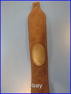 Vintage Field & Stream Premium Suede Leather Western Safari Hunting Rifle Sling