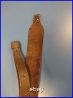 Vintage Field & Stream Premium Suede Leather Western Safari Hunting Rifle Sling