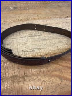 Vintage Foster Sporting Goods Rifle Sling Basket Weave Pattern 1950s-1960s