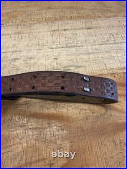 Vintage Foster Sporting Goods Rifle Sling Basket Weave Pattern 1950s-1960s