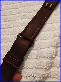 Vintage George Lawrence #5 Adjustable Leather Rifle Sling The Good One