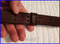 Vintage George Lawrence #5 Adjustable Leather Rifle Sling The Good One