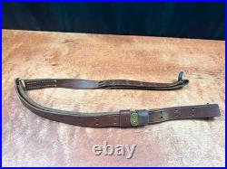 Vintage George Lawrence #5 Brown Leather Rifle Sling