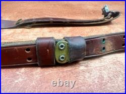 Vintage George Lawrence #5 Brown Leather Rifle Sling