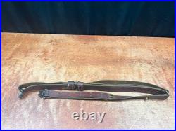 Vintage George Lawrence #5 Brown Leather Rifle Sling