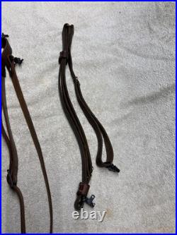 Vintage George Lawrence #5 Brown Leather Rifle Sling EXTRAS