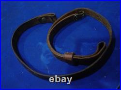 Vintage George Lawrence #57 F Brown Leather Rifle Sling 1 wide Portland Oregon