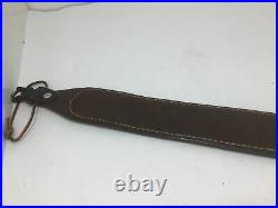 Vintage George Lawrence Tooled Leather Rifle Gun Sling 2F Free Ship 2 1/4