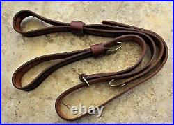 Vintage Hunter 1.25 Top Grain Leather Oak Tanned Leather Sling With Metal Claws