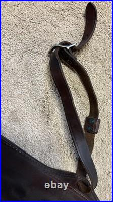 Vintage Hunter 402B-26 Rifle Scabbard Case Saddle Straps Brown Leather 36 long