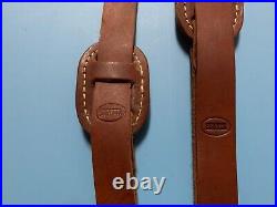 Vintage Hunter Leather ProHunter Handmade Padded Rifle Slings Deer & Mountains