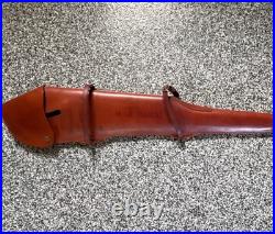 Vintage Hunter Leather Rifle Scabbard Shoulder Carry Hunting with Shoulder Strap
