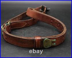 Vintage Jaeger Sling Swivels with Boyt Military Leather Rifle Sling USGI Style