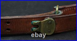 Vintage Jaeger Sling Swivels with Boyt Military Leather Rifle Sling USGI Style