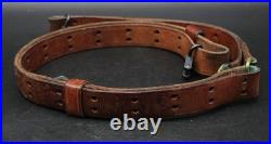 Vintage Jaeger Sling Swivels with Boyt Military Leather Rifle Sling USGI Style