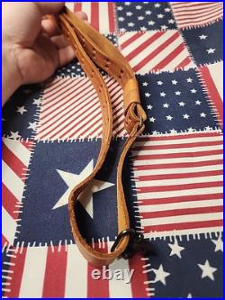 Vintage Kassnar Japan Tooled Rifle Sling W Swivels